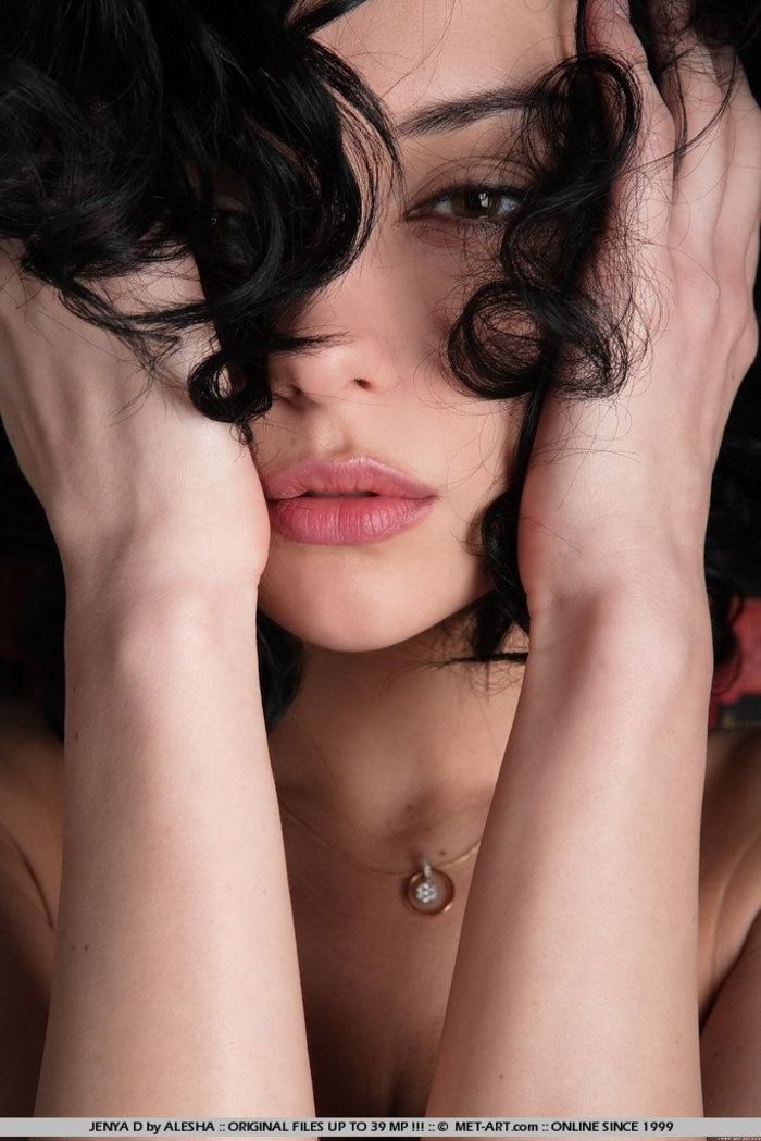 Jenya D Squeezes Her Well Rounded Tits