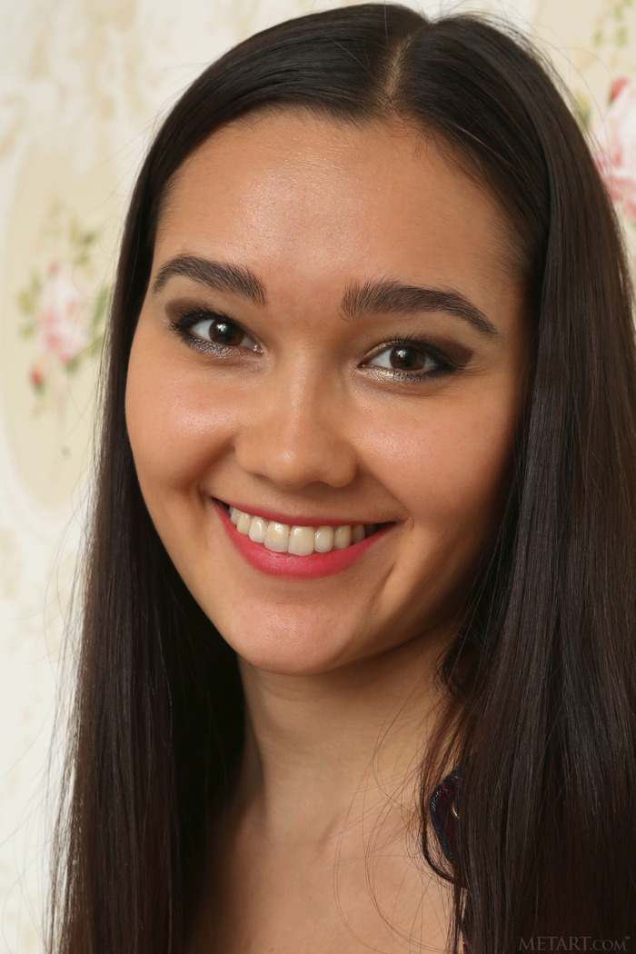 Kazakhstan's Brunette Angel Naimee Spreads Herself