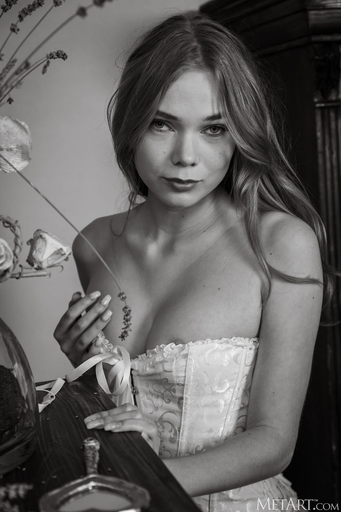 In White Corset