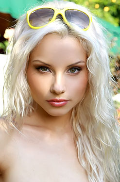 Nude Platinum Blonde Angel
