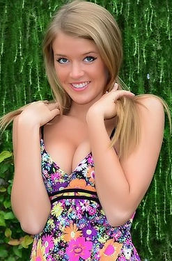 Sophia Winters Toying Outside