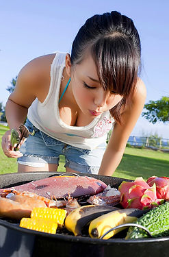 Cute And Busty Asian Bunny