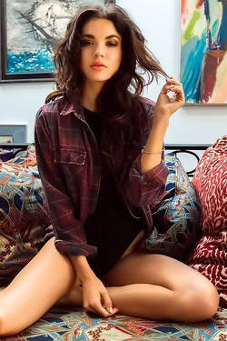 Aarika Wolf On The Beach